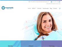 Tablet Screenshot of foustfamilydentalcare.com